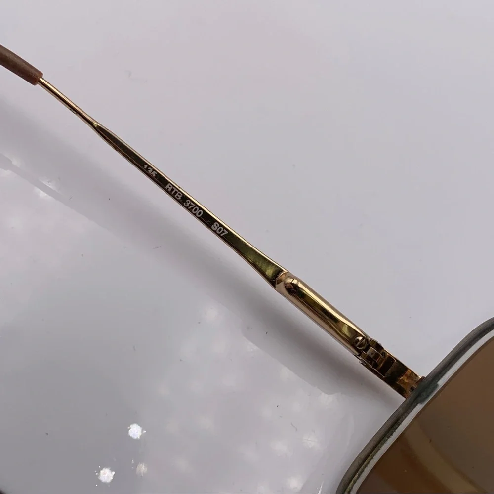 Safilo RTB3700 Gold Aviator Sunglasses Frames